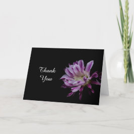 Royal Paars and White bloom bedankt