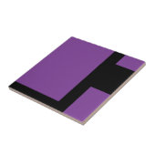 Royal Paars Ceramic Tile Tegeltje (Zijkant)