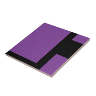 Royal Paars Ceramic Tile Tegeltje