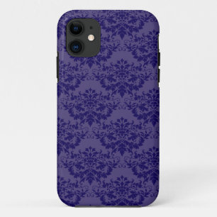 Royal Paars Damask Pattern iPhone 11 Hoesje