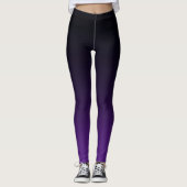 Royal Paars en Black Ombre Leggings (Voorkant)