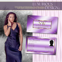 Royal Paars Gold Decor met Monogram en Foto