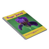 Royal Paars Iris Prayer Journal Notitieboek (Rechterzijde)