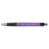 Royal Paars Personalized Wedstrijders Pen (Voorkant)