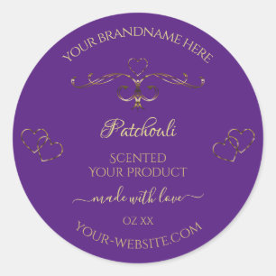 Royal Paars Product Labels grenzen Harten