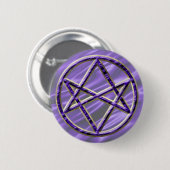 Royal Paars Unicursal Ronde Button 5,7 Cm (Voorkant /achterkant)