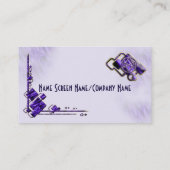 Royal Paars Unicursal Visitekaartje (Achterkant)