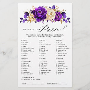 Royal Paars Violet Gold Floral Vrijgezellenfeest G