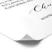 Royal Paars Violet Gold Vrijgezellenfeest Mimosa B Poster (Hoek)