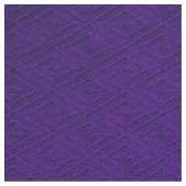 Royal Paarse Diamond Crosshatch Fabric Stof (Close Up)