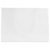 Royal Paarse Elegant Script Handtekening Naam Groot Cadeauzakje (Achterkant)