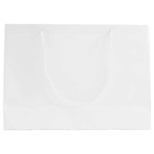 Royal Paarse Elegant Script Handtekening Naam Groot Cadeauzakje (Achterkant)