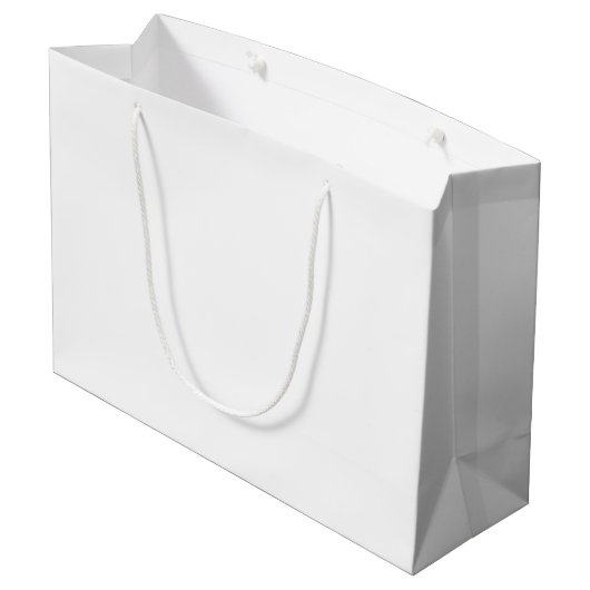 Royal Paarse Elegant Script Handtekening Naam Groot Cadeauzakje (Achterkant Gekanteld)