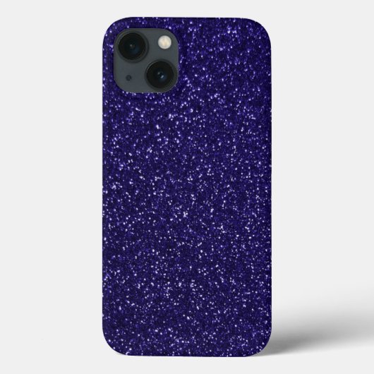 Royal Paarse Glitter Effect Case-Mate iPhone Case (Achterkant)