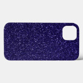 Royal Paarse Glitter Effect Case-Mate iPhone Case (Achterkant (horizontaal))