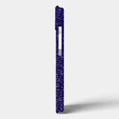 Royal Paarse Glitter Effect Case-Mate iPhone Case (Achterkant / Links)