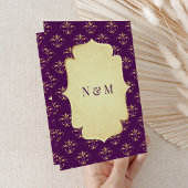 Royal Paarse Goud  Anand Karaj Sikh Bruiloft