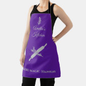 Royal Paarse met Soft Silver Rolling Pin en Herb Schort (Insitu)