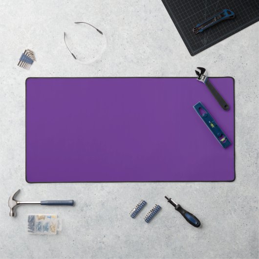 Royal Paarse Solid Color Desk Mat (Werkstation)