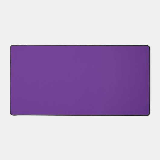 Royal Paarse Solid Color Desk Mat (Voorkant)