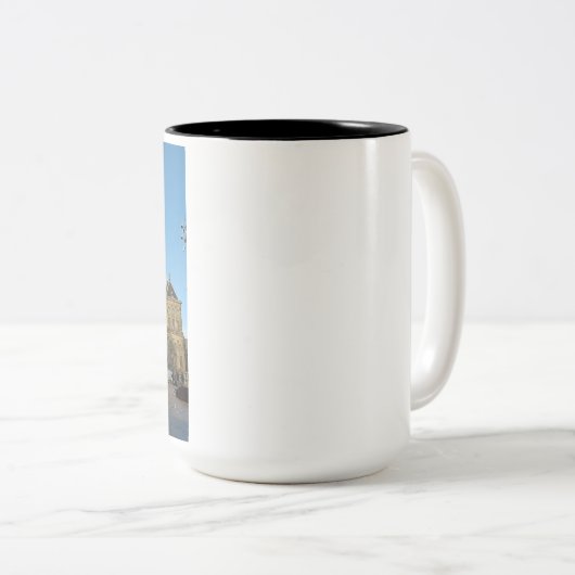 Royal Palace Amsterdam Two-Tone Mok, 15 oz Tweekleurige Koffiemok (Voorkant rechts)