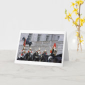 Royal Palace Guard Folded Blank Wenskaart Kaart (Gele Bloem)