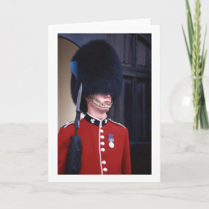 Royal Palace Guard gevouwen leeg Wenskaart Kaart