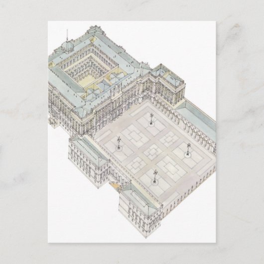 Royal Palace. Madrid Spanje Briefkaart (Voorkant)