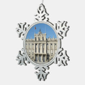 Royal Palace, Madrid Tin Sneeuwvlok Ornament (Rechts)