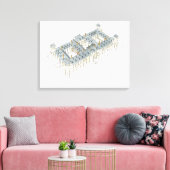 Royal Palace of El Pardo. Madrid Spanje Canvas Afdruk (Insitu (Woonkamer))