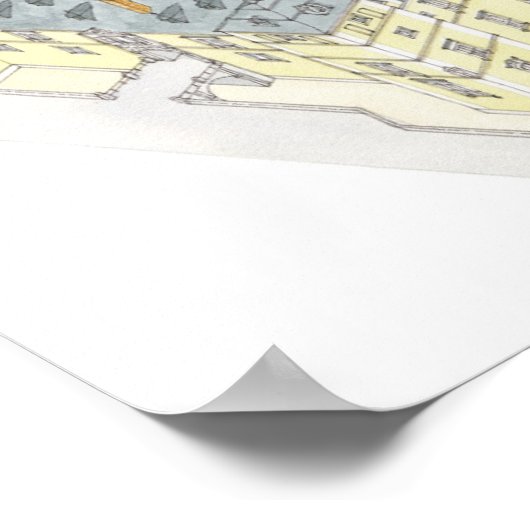 Royal Palace of El Pardo. Madrid Spanje Poster (Hoek)