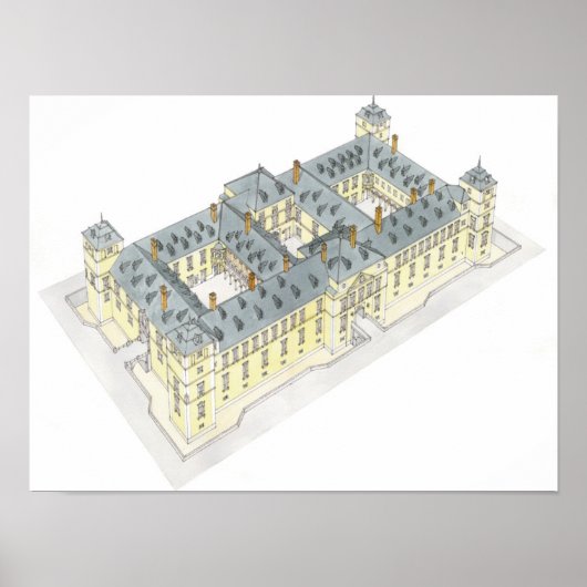 Royal Palace of El Pardo. Madrid Spanje Poster (Voorkant)