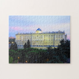 Royal Palace of Madrid at Sunset - Puzzle Legpuzzel