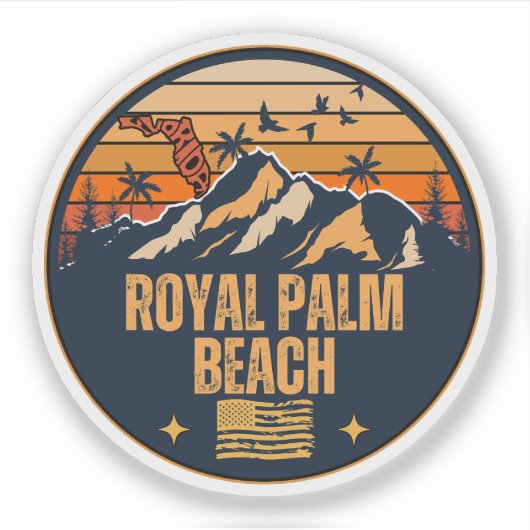 Royal Palm Beach, Florida Sticker (Voorkant)