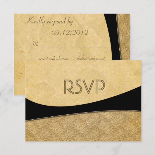 Royal Paris Lace RSVP (Voorkant / Achterkant)