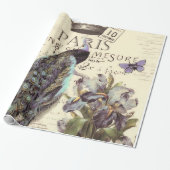 Royal Paris pauock Wrapping Paper Cadeaupapier (Uitgerold)