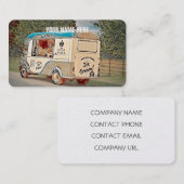 Royal Parks  Ice Cream Truck Visitekaartje (Voorkant / Achterkant)