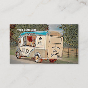 Royal Parks Ice Cream Truck Visitekaartje