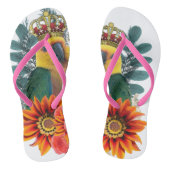 Royal Parrots Love Teenslippers (Voetbed)