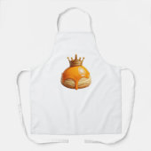Royal Pastry Crown Apron Schort (Voorkant)
