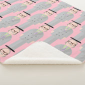 Royal – Patterned Sherpa Blanket Sherpa Deken (3/4)