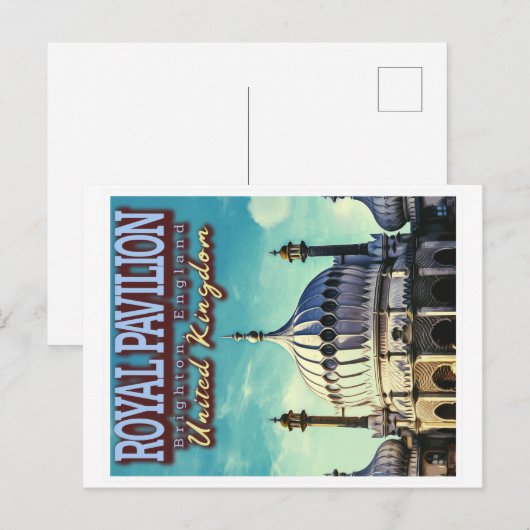ROYAL PAVILION - BRIGHTON ENGLAND - VERENIGD KONIN BRIEFKAART (Voorkant / Achterkant)