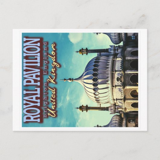 ROYAL PAVILION - BRIGHTON ENGLAND - VERENIGD KONIN BRIEFKAART (Voorkant)