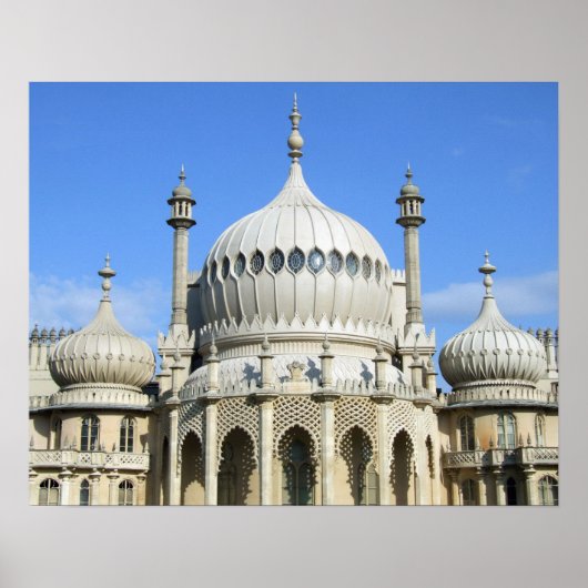 Royal Pavilion, Brighton, Sussex, Engeland Poster (Voorkant)