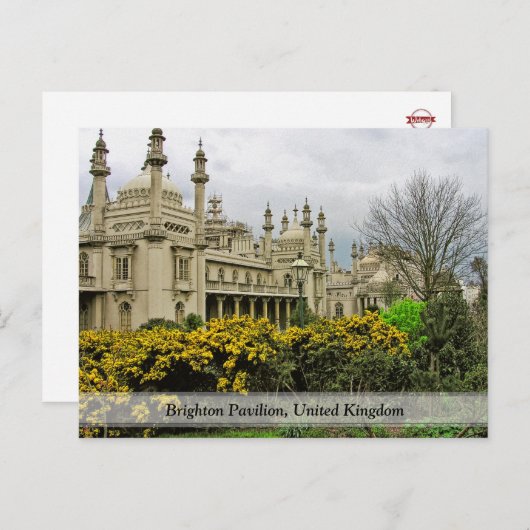 Royal Pavilion, Brighton (Verenigd Koninkrijk) Briefkaart (Voorkant / Achterkant)