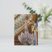 Royal Pavilion Plafond & Kroonluchter Print Briefkaart (Staand voorkant)