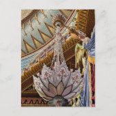 Royal Pavilion Plafond & Kroonluchter Print Briefkaart (Voorkant)