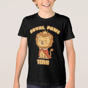 Royal Paws Team Lion T-shirt – Schattige Kawaii An