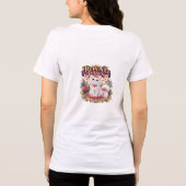 Royal Paws Witte Katten T-shirt | (Achterkant)