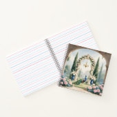 Royal Peacock Garden"Personalized SSpiral Notebook Notitieboek (Binnen)